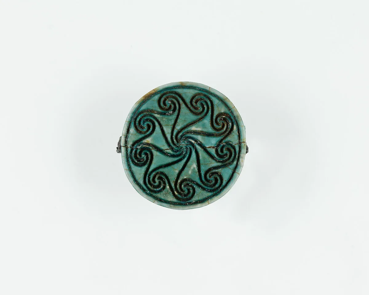 Button seal with the cartouches of Senwosret III — Unknown