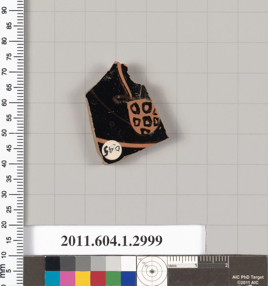 Terracotta fragment of a kylix (drinking cup) — Unknown