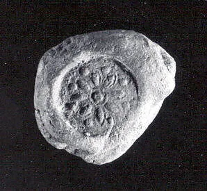 Sealing with stamp seal impression: rosette — Unknown