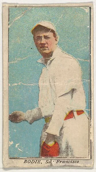 Bodie, San Francisco, from the "Obak Baseball Players" set (T212), issued by the American Tobacco Company to promote Obak Mouthpiece Cigarettes — American Tobacco Company