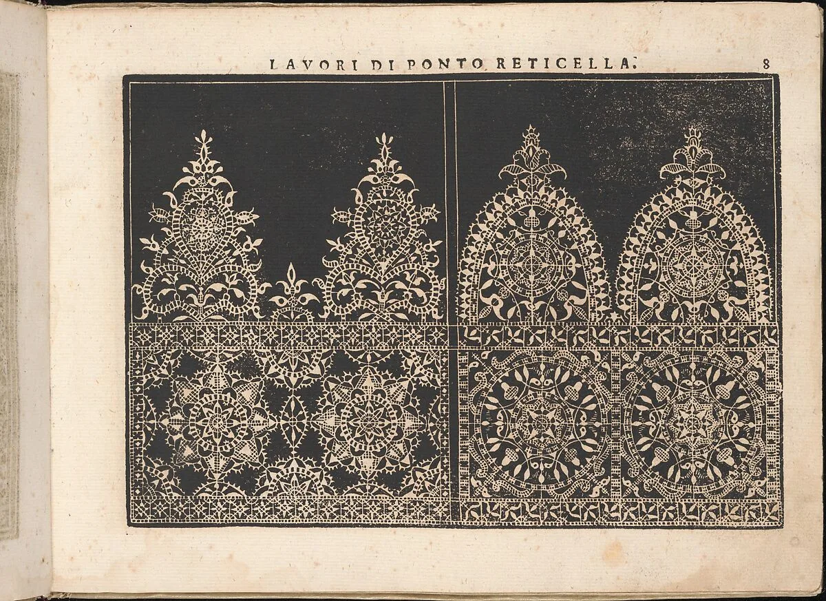 Fiore D'Ogni Virtu Per le Nobili Et Honeste Matrone, page 8 (recto) — Isabella Catanea Parasole|Antonio Fachetti