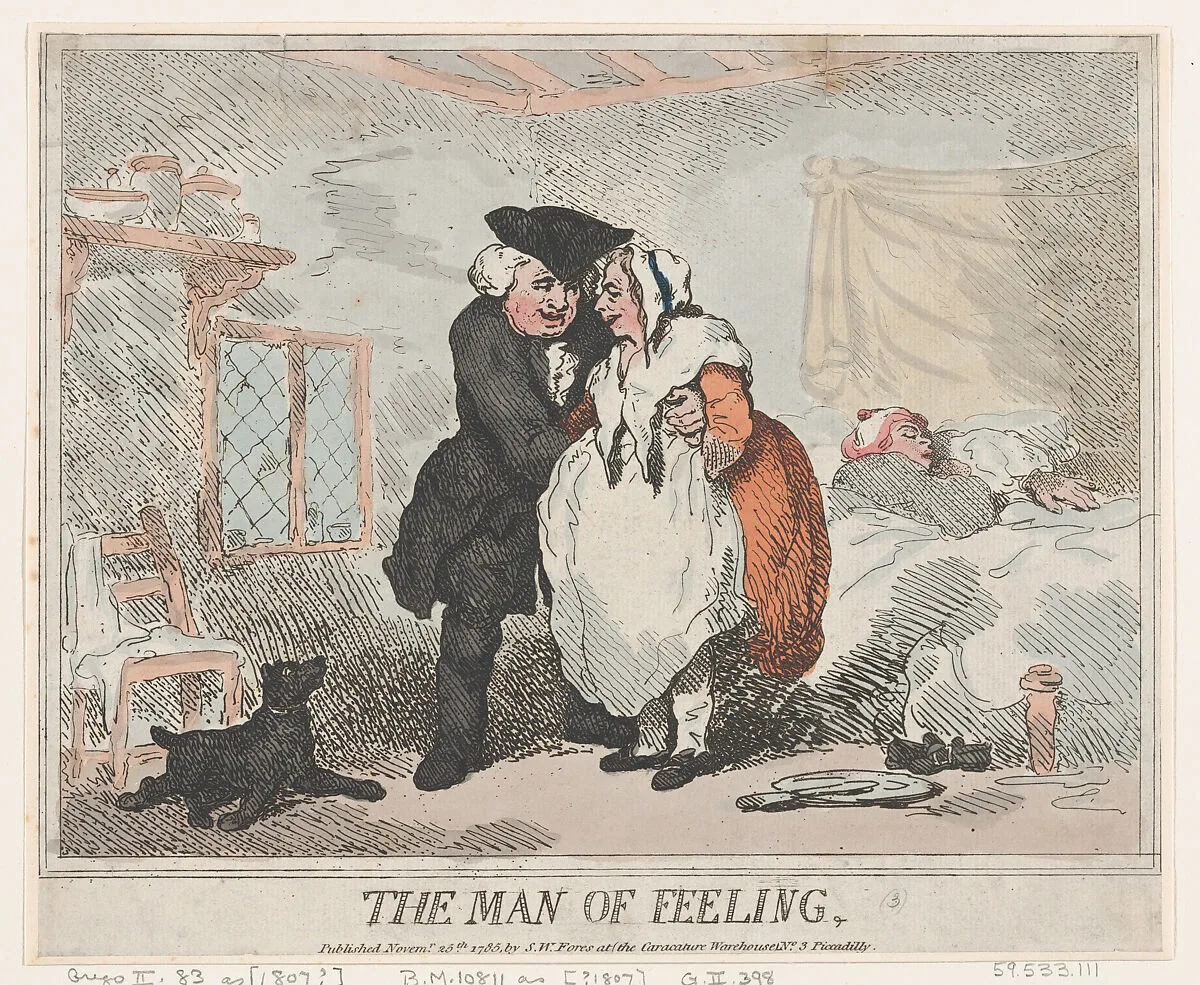 The Man of Feeling — Thomas Rowlandson|S. W. Fores