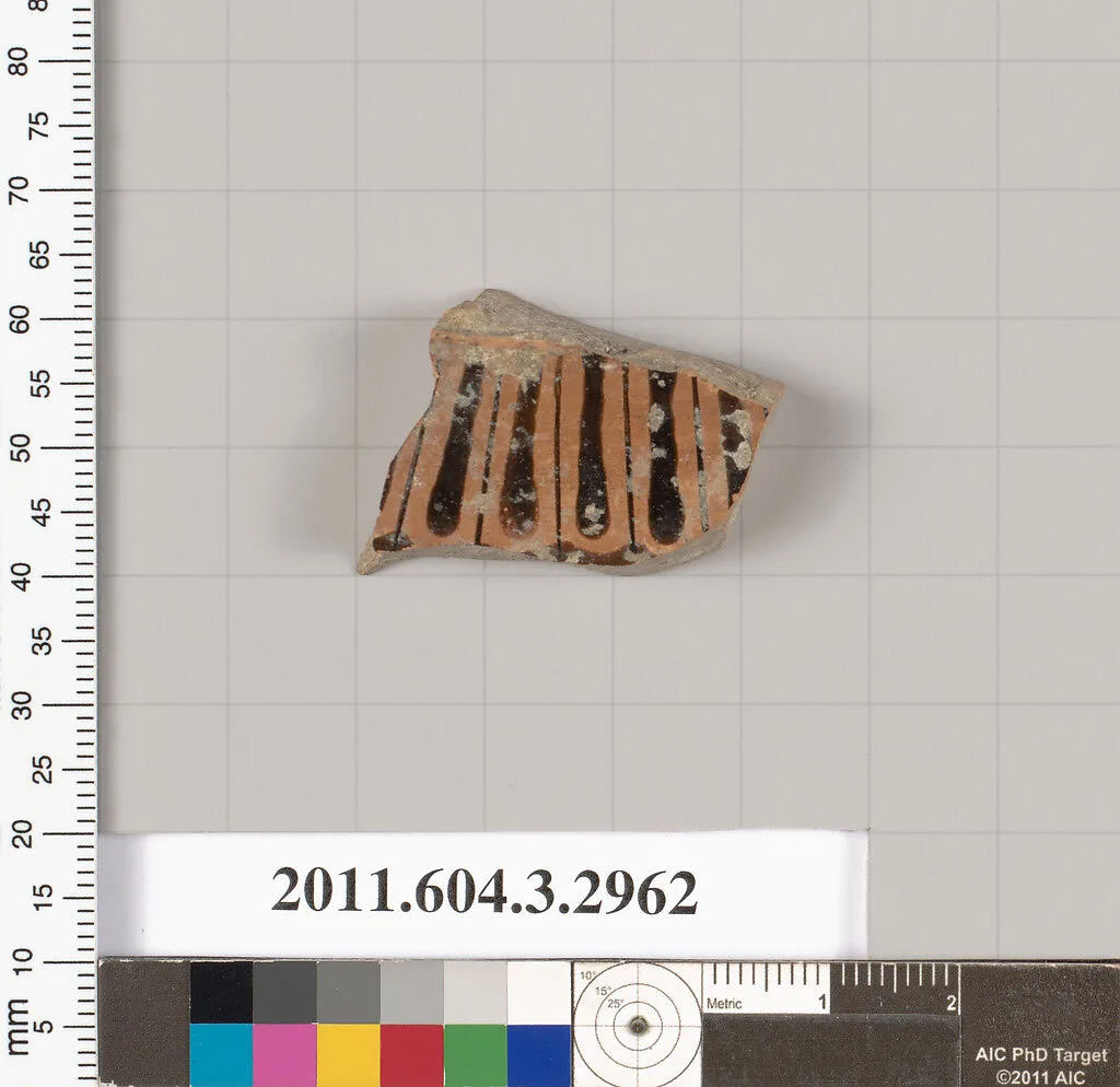 Terracotta fragment of a neck-amphora (jar)? — Unknown