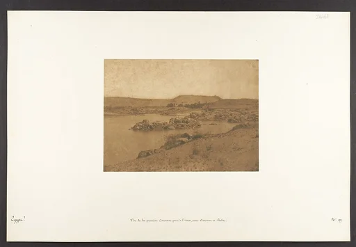 Vue de la première Cataracte, prise à l'Ouest, entre Assouan et Philae