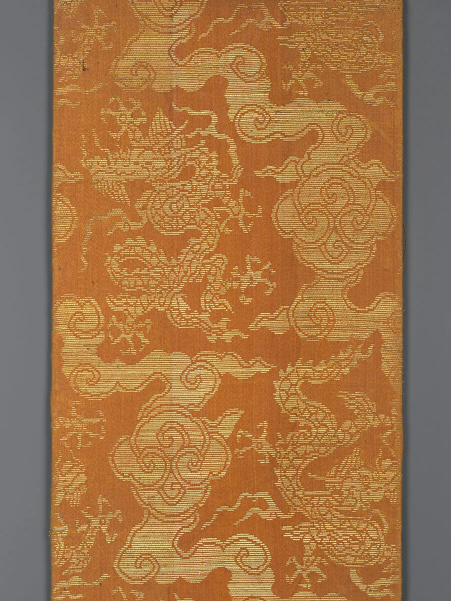明 織錦經面|Sutra cover — Unknown