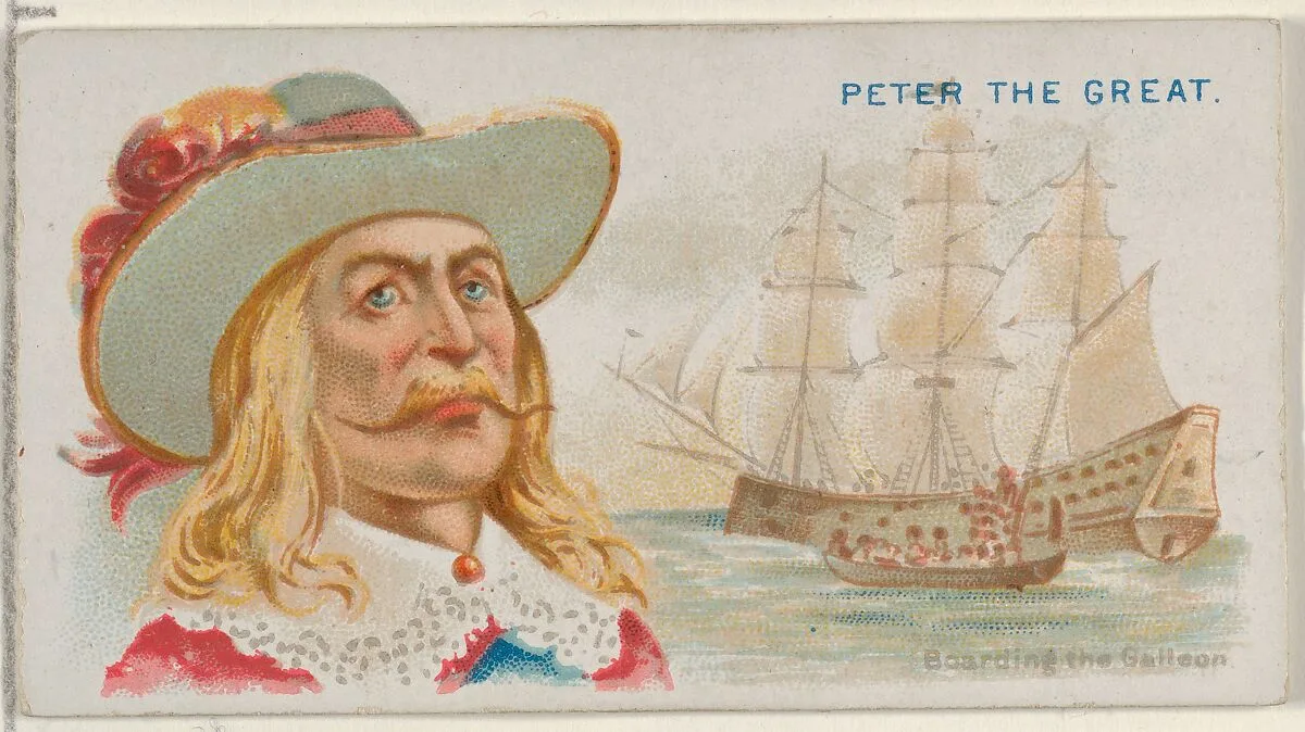 Jack Avery, Capturing Ship of the Great Mogul, from the Pirates of the Spanish Main series (N19) for Allen & Ginter Cigarettes — George S. Harris & Sons|Allen & Ginter
