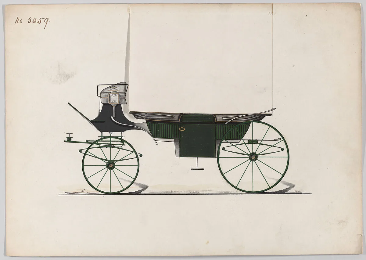 Design for Landau, No. 3059 — Brewster & Co.