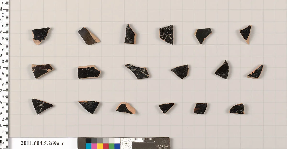 Terracotta fragments of kylikes (drinking cups) — Unknown