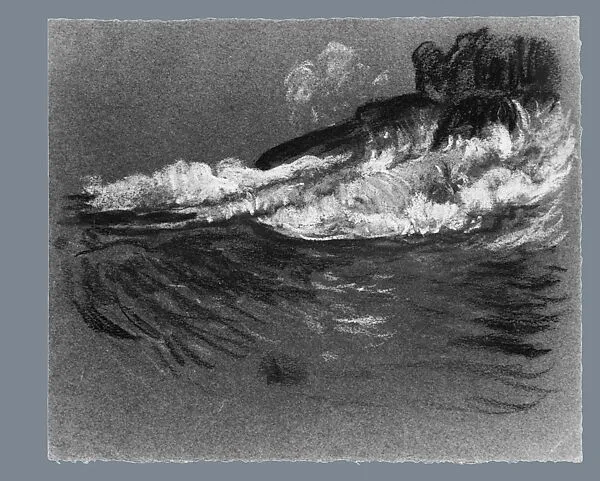 Surf on Rocks — Arthur B. Davies
