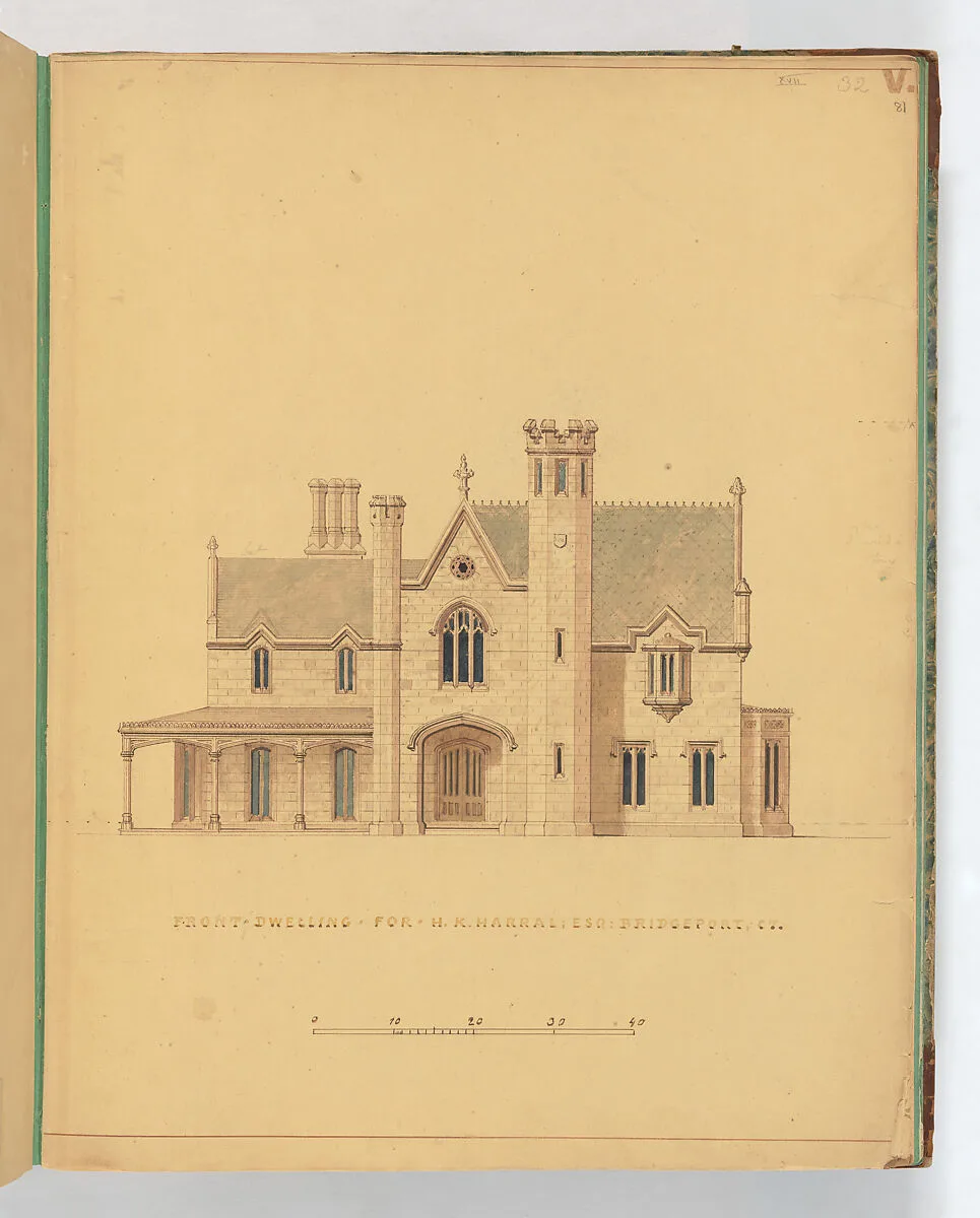 A. J. Davis, Scrapbook XVII — Alexander Jackson Davis