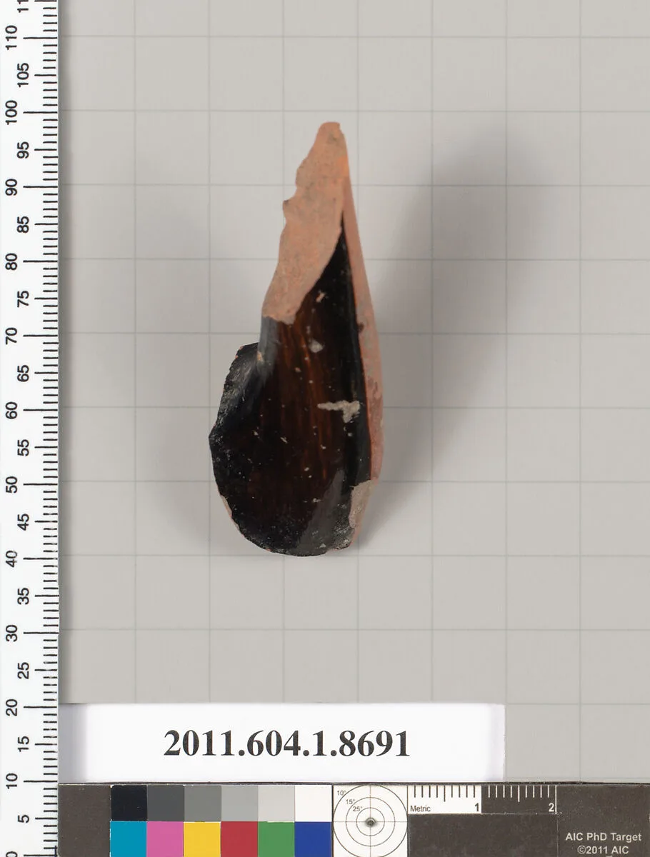 Terracotta fragment of a stemless kylix (drinking cup) — Unknown