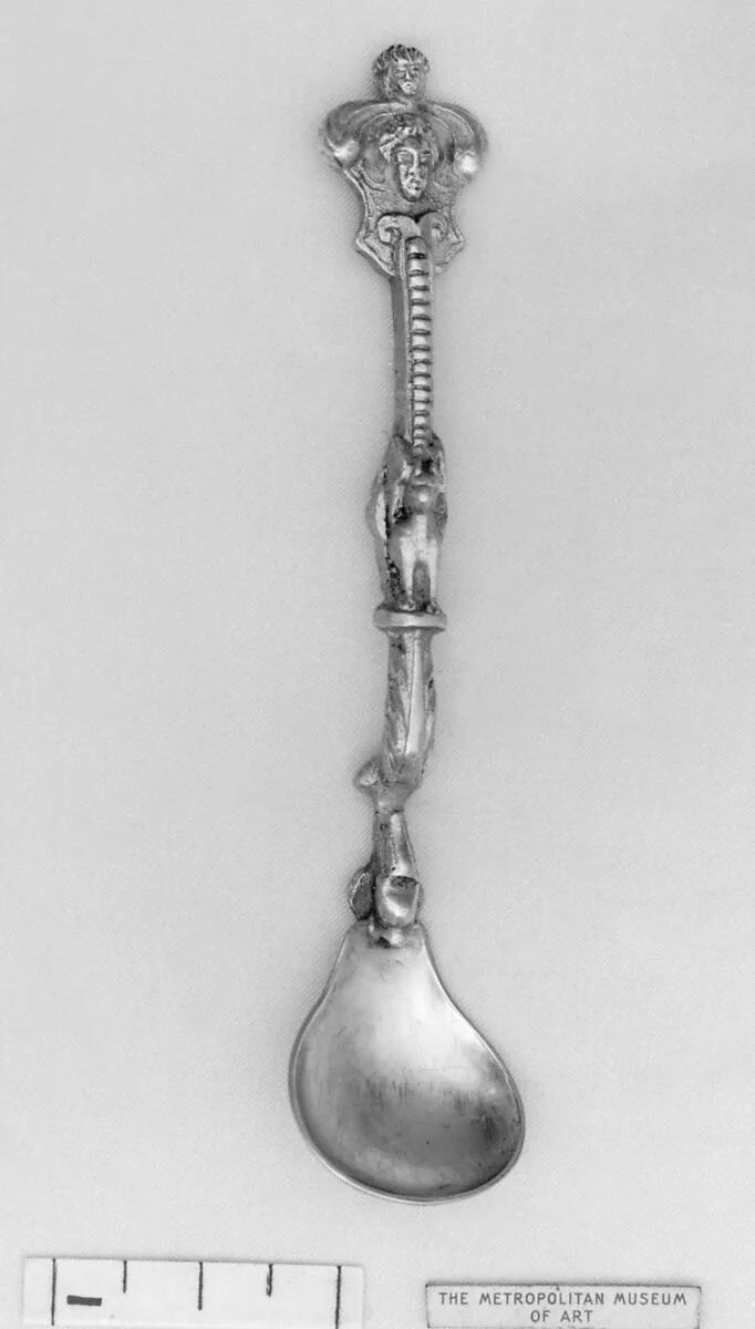 Mustard (or salt) spoon — Unknown