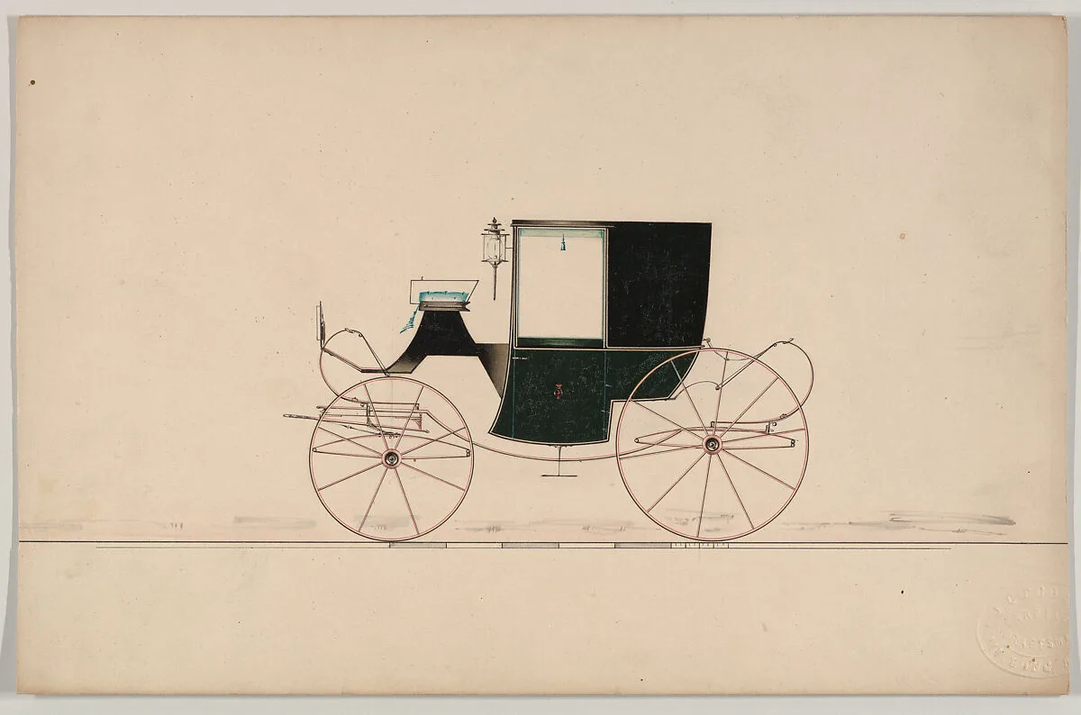 Design for Brougham (unnumbered) — Brewster & Co.