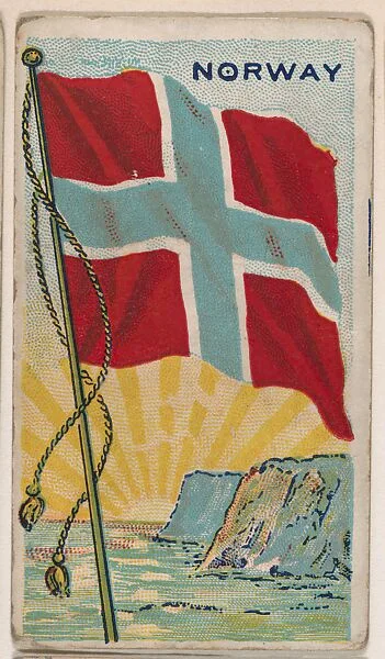 Norway, bakery card from the Flags series (D34), issued by the Ward-Mackey Company — Ward-Mackey Company