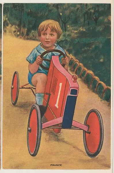 France, insert card from the Children, Holidays, Etc. series (D23), issued by the Weber Baking Company — Weber Baking Company