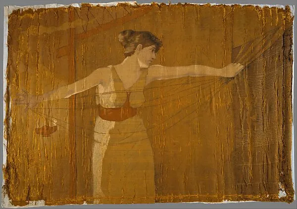 "Penelope Unraveling Her Work at Night" — Dora Wheeler|Associated Artists