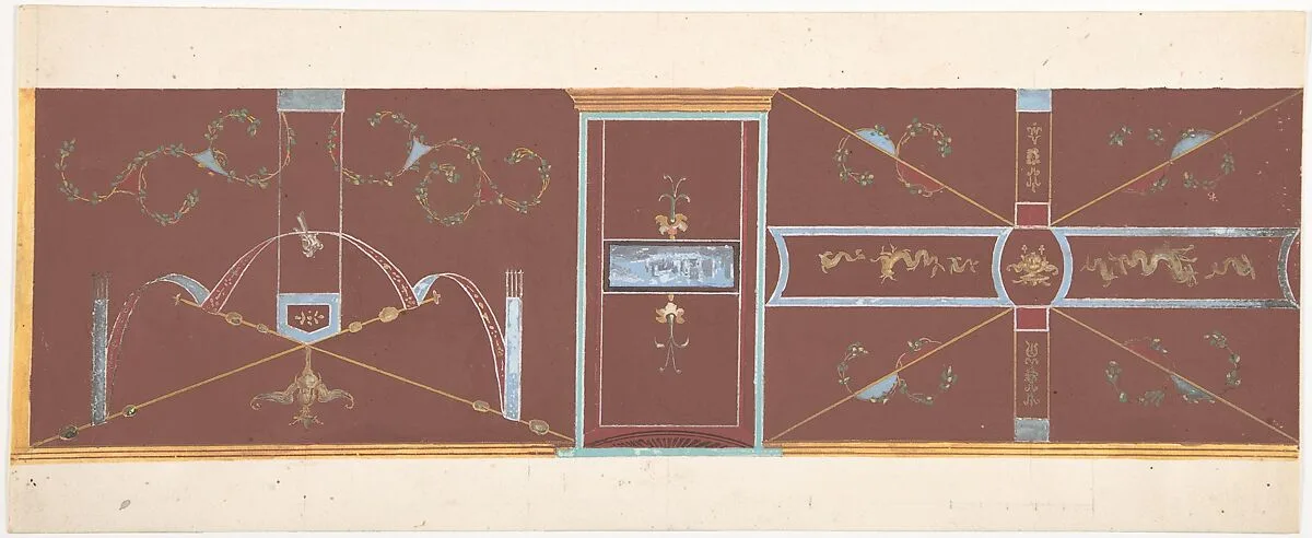 Design for Wall Decoration — Pierre François Léonard Fontaine