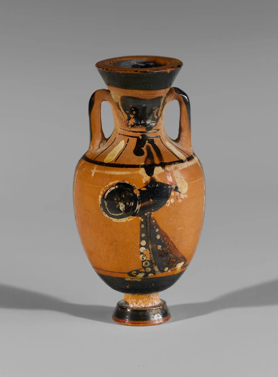 Terracotta miniature Panathenaic amphora — Bulas Group