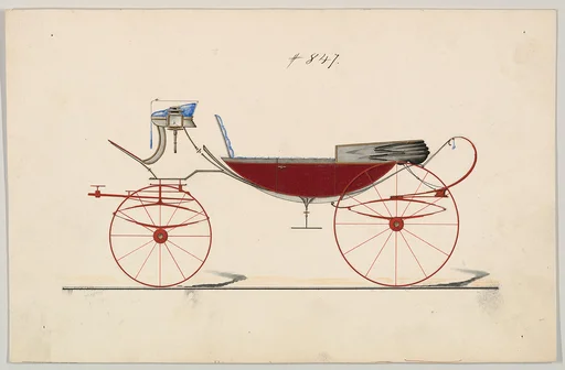 Design for Vis-à-vis/ Caleche, no. 847