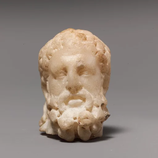 Marble head of Hercules