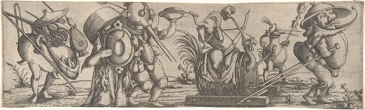 Procession of Monstrous Figures — Wendel Dietterlin, the Younger