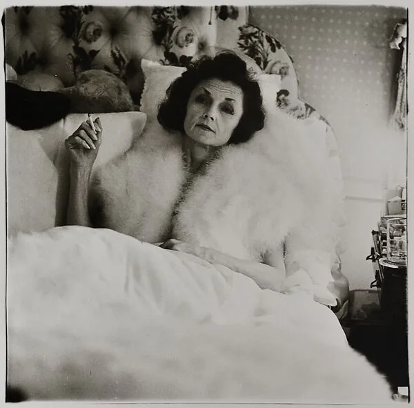 Brenda Duff Frazier, 1938 Debutante of the Year at home, Boston, Mass. — Diane Arbus|Neil Selkirk|Brenda Frazier