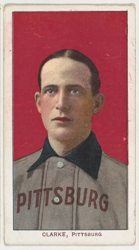 Clarke, Pittsburgh, National League, from the White Border series (T206) for the American Tobacco Company