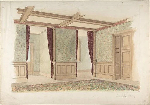 Whitley Abbey, interior