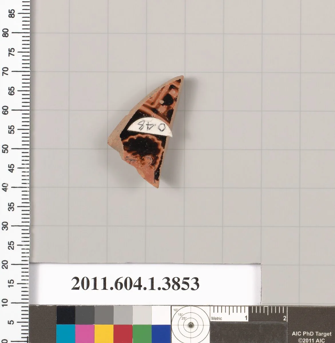 Terracotta fragment of a kylix (drinking cup) — Unknown