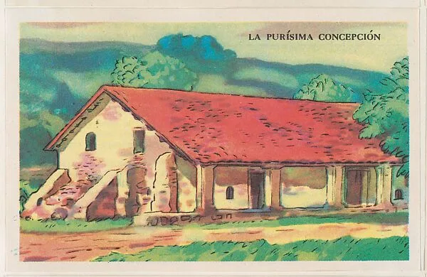La Purísima Concepción, bakery card from the Missions series (D39-6), issued by the Gordon Bread Company — Gordon Bread Company