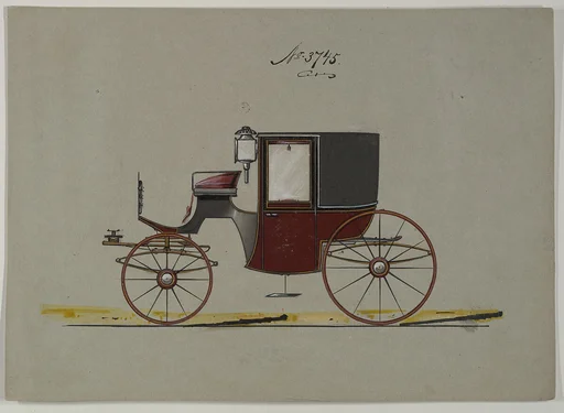 Design for Brougham, no. 3745