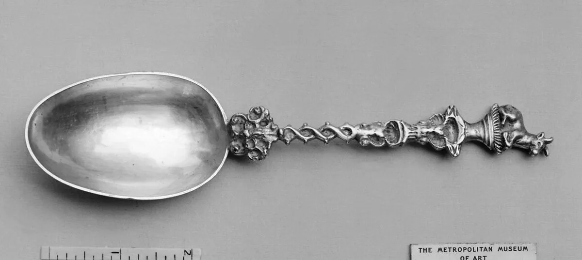 Figure-top spoon — Unknown
