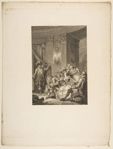 Le Mari Confesseur, from "Contes et nouvelles en vers par Jean de La Fontaine.  A Paris, de l'imprimerie de  P. Didot, l'an III de la République, 1795"