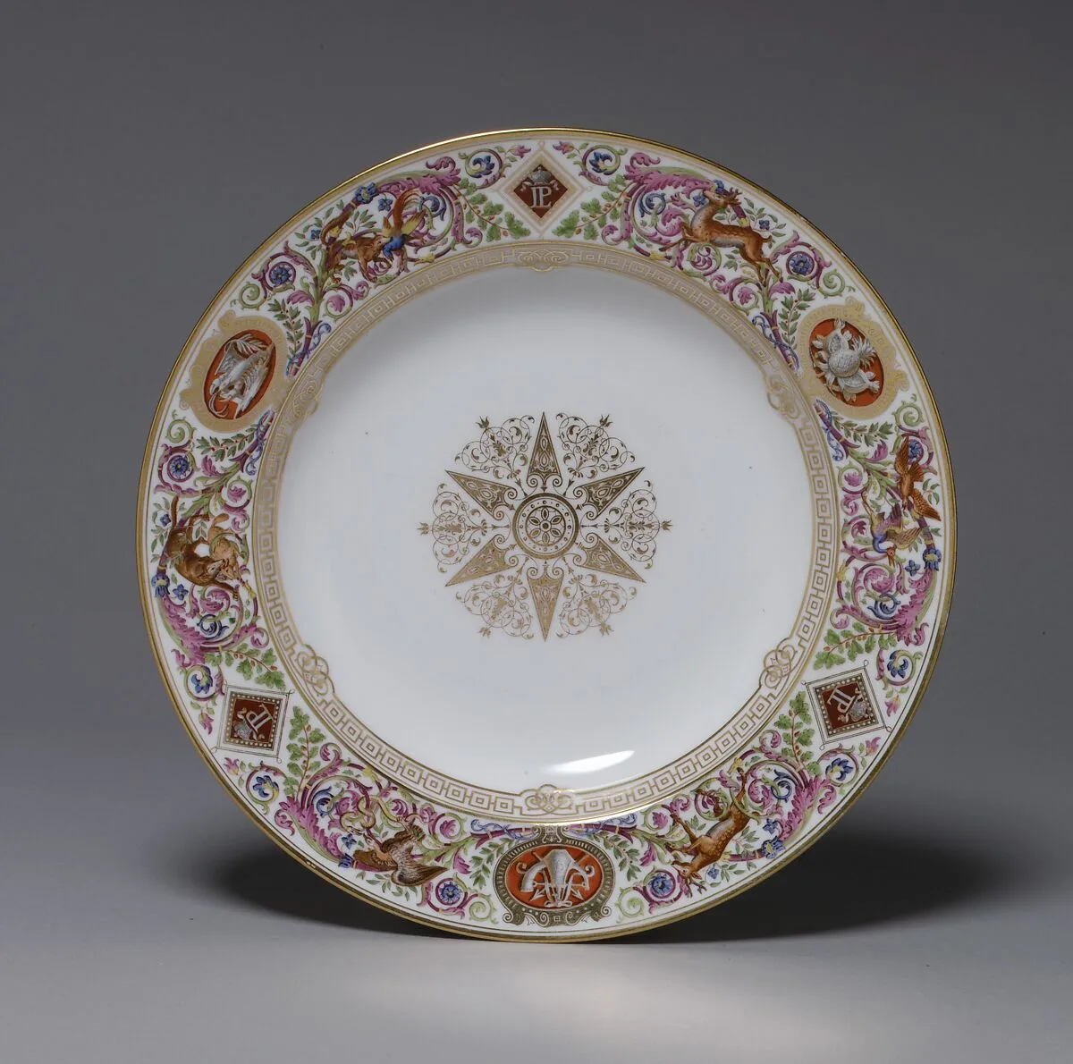 Soup plate — Sèvres Manufactory|Jean-Charles François Leloy|Antoine-Louis Bouvrain