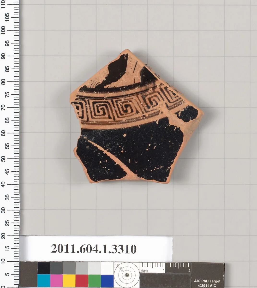 Terracotta fragment of a kylix (drinking cup) — Unknown