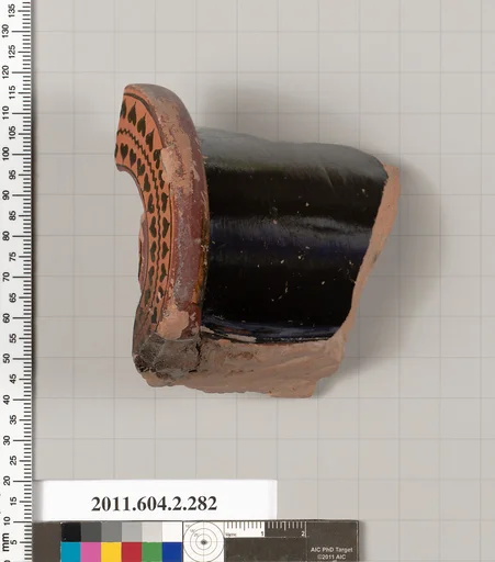 Terracotta fragment of a volute-krater (bowl for mixing wine and water)
