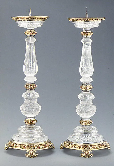 Pair of pricket candlesticks — Reinhold Vasters