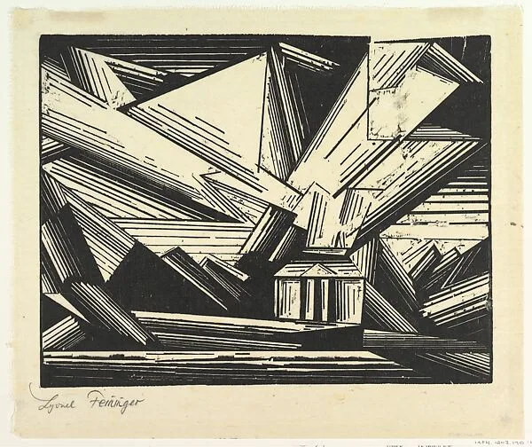 Villa on the Shore (Villa am Strande) — Lyonel Charles Feininger