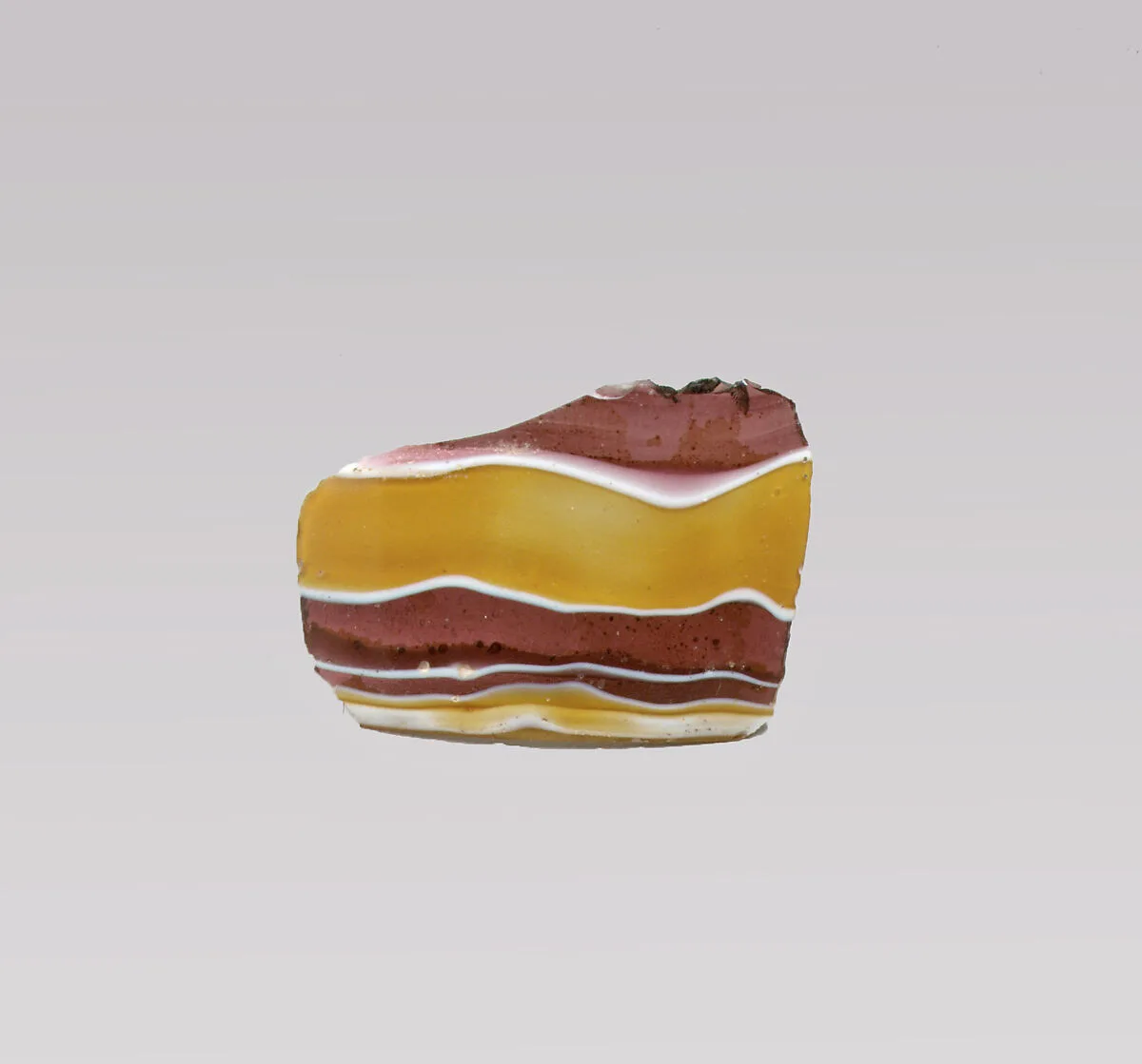 Glass mosaic bowl fragment — Unknown