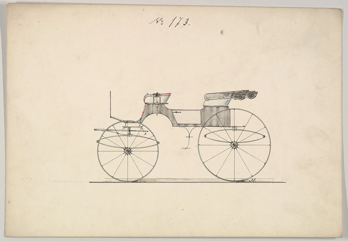 Design for Phaeton, no. 173 — Brewster & Co.