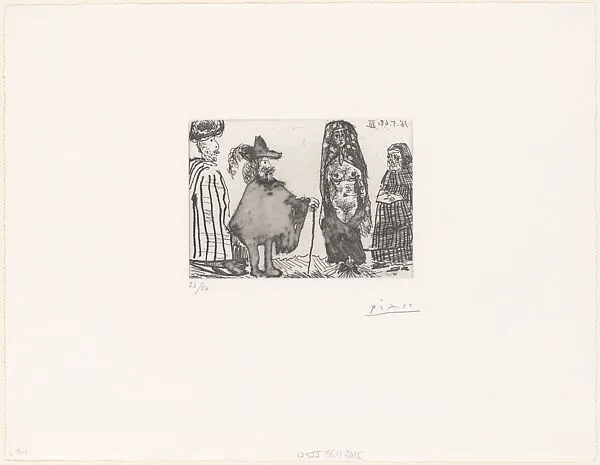 "A Thousand and One Nights" and Célestine: The Young Slave, from 347 Suite — Aldo and Piero Crommelynck|Pablo Picasso|Galerie Louise Leiris