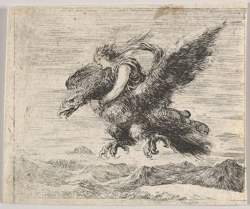 Jupiter and Ganymede, from 'Game of Mythology' (Jeu de la Mythologie)