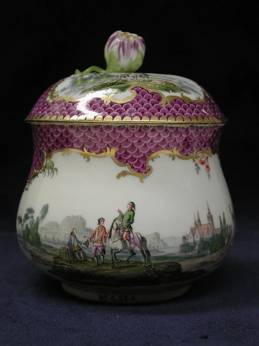 Sugar bowl — Meissen Manufactory