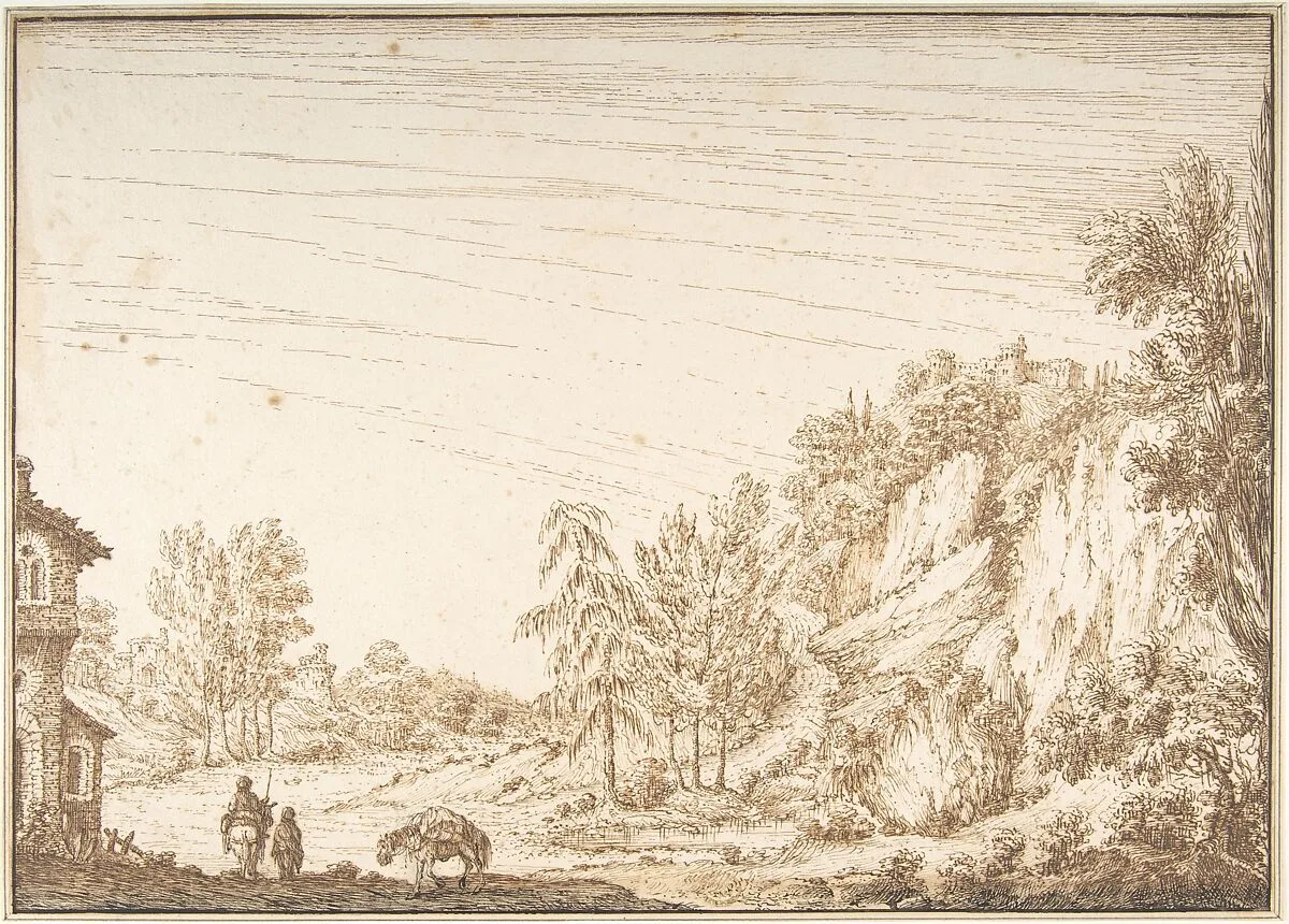 Landscape — Anonymous, Flemish, 17th century|Georges Focus|Anonymous, French, 17th century