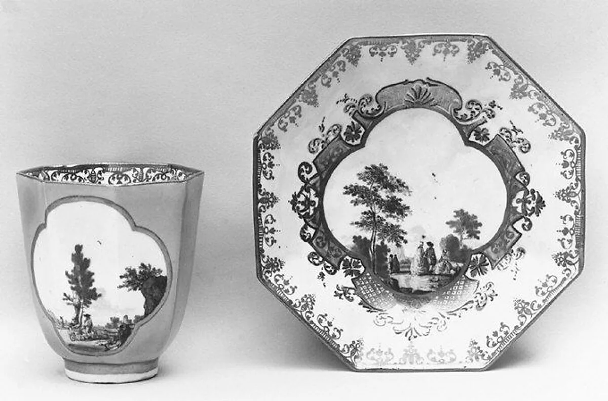 Cup and saucer — Meissen Manufactory