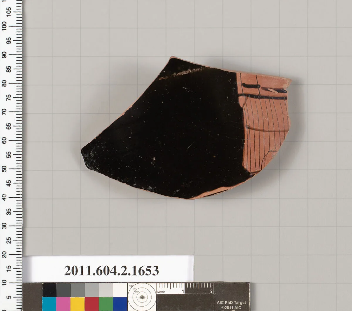 Terracotta fragment of a skyphos (deep drinking cup) — Unknown