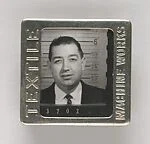 [Photographic Identification Badge from Textile Machine Works]