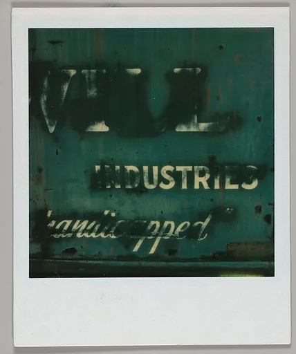 [Detail of Goodwill Truck Sign Lettering]