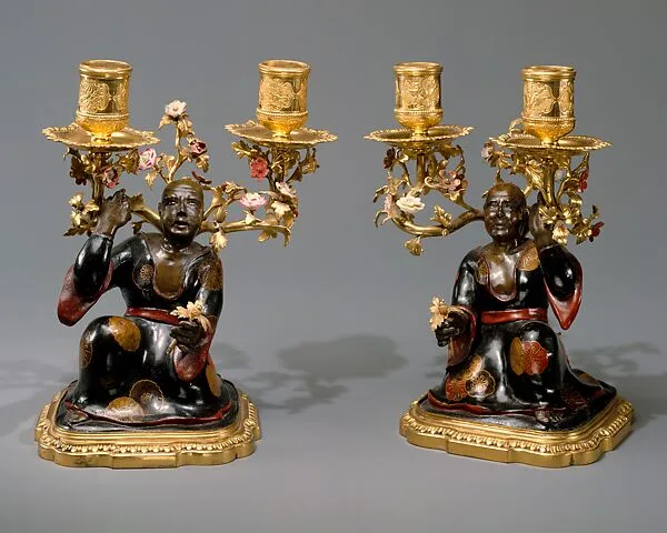 Pair of candelabra — Meissen Manufactory