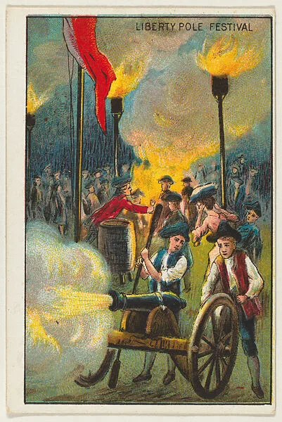 Liberty Pole Festival, from the "Historical Events" series (T70), issued with Just Suits Cut Plug Tobacco — Unknown